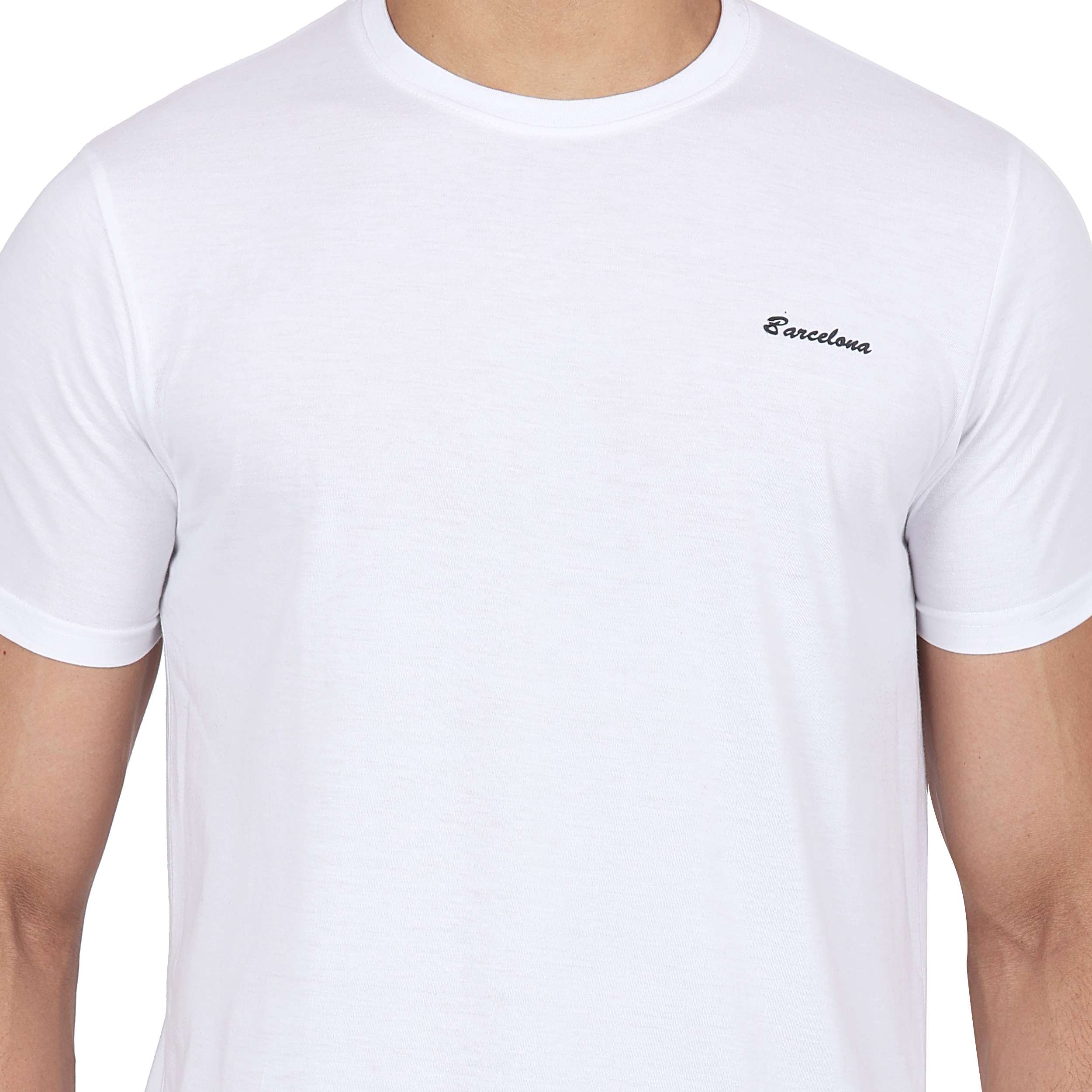 Barcelona Men's Regular Fit T-Shirt Round