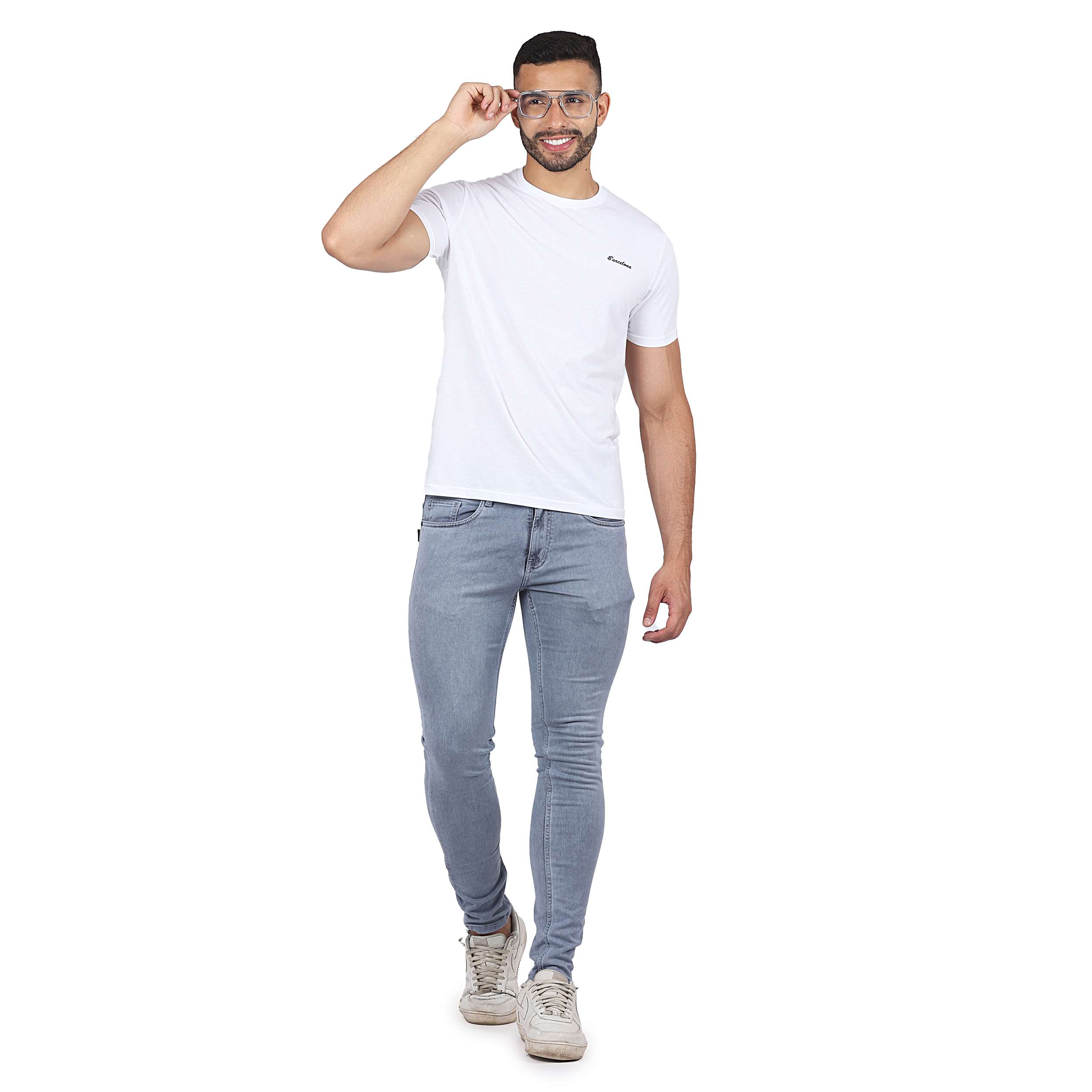 Barcelona Men's Regular Fit T-Shirt Round