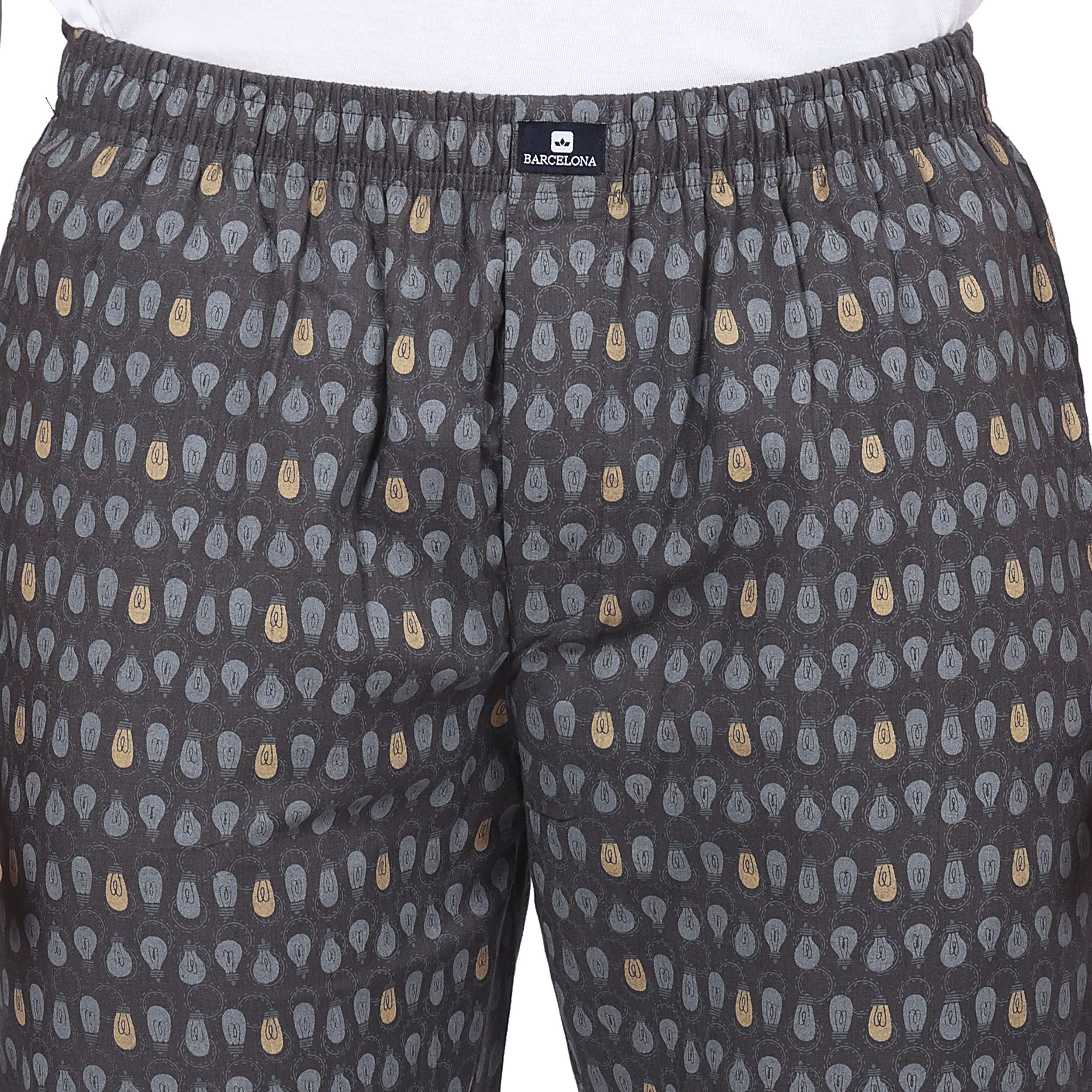 Barcelona men's printed regular fit pajamas