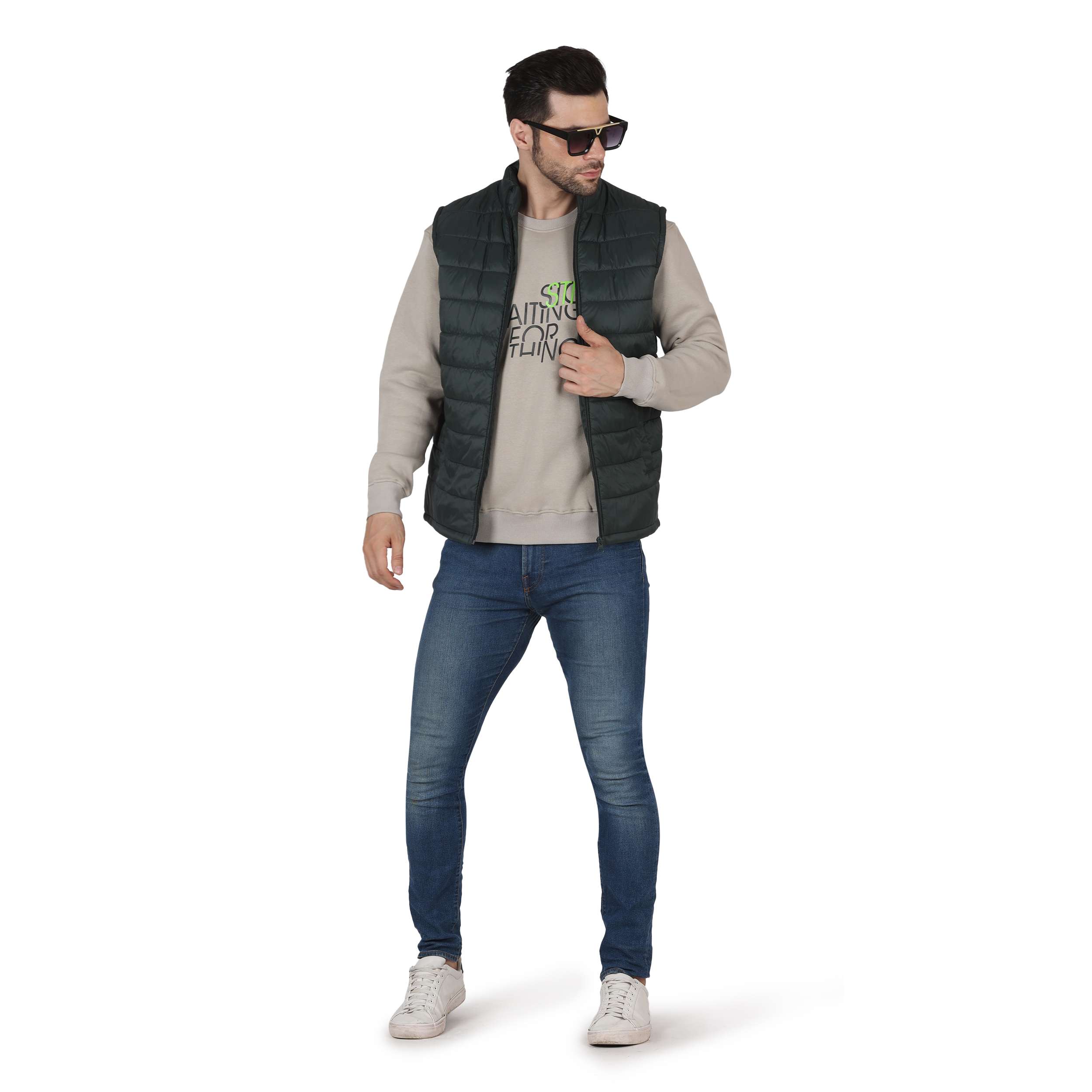 Barcelona men's sleeve less jacket