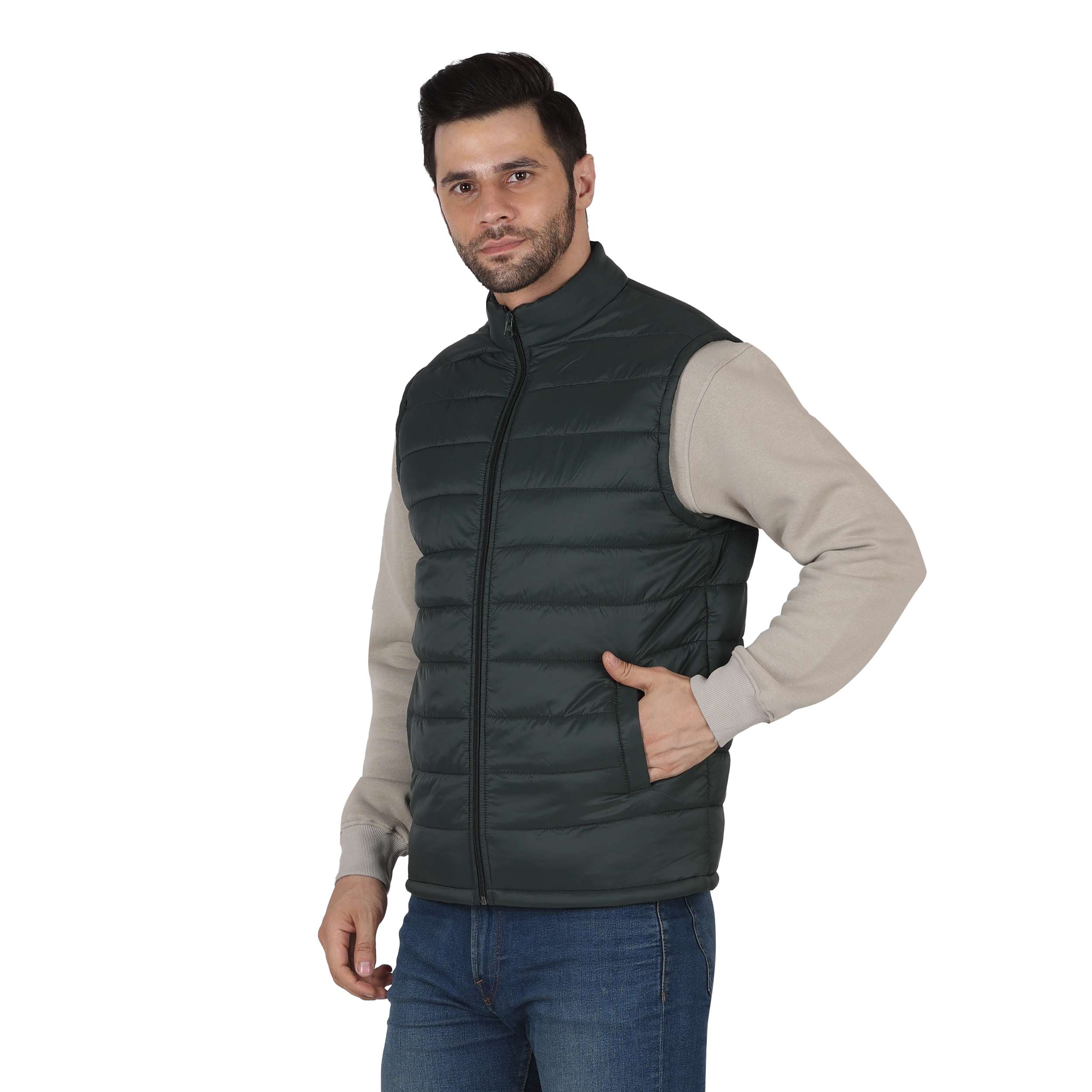 Barcelona men's sleeve less jacket