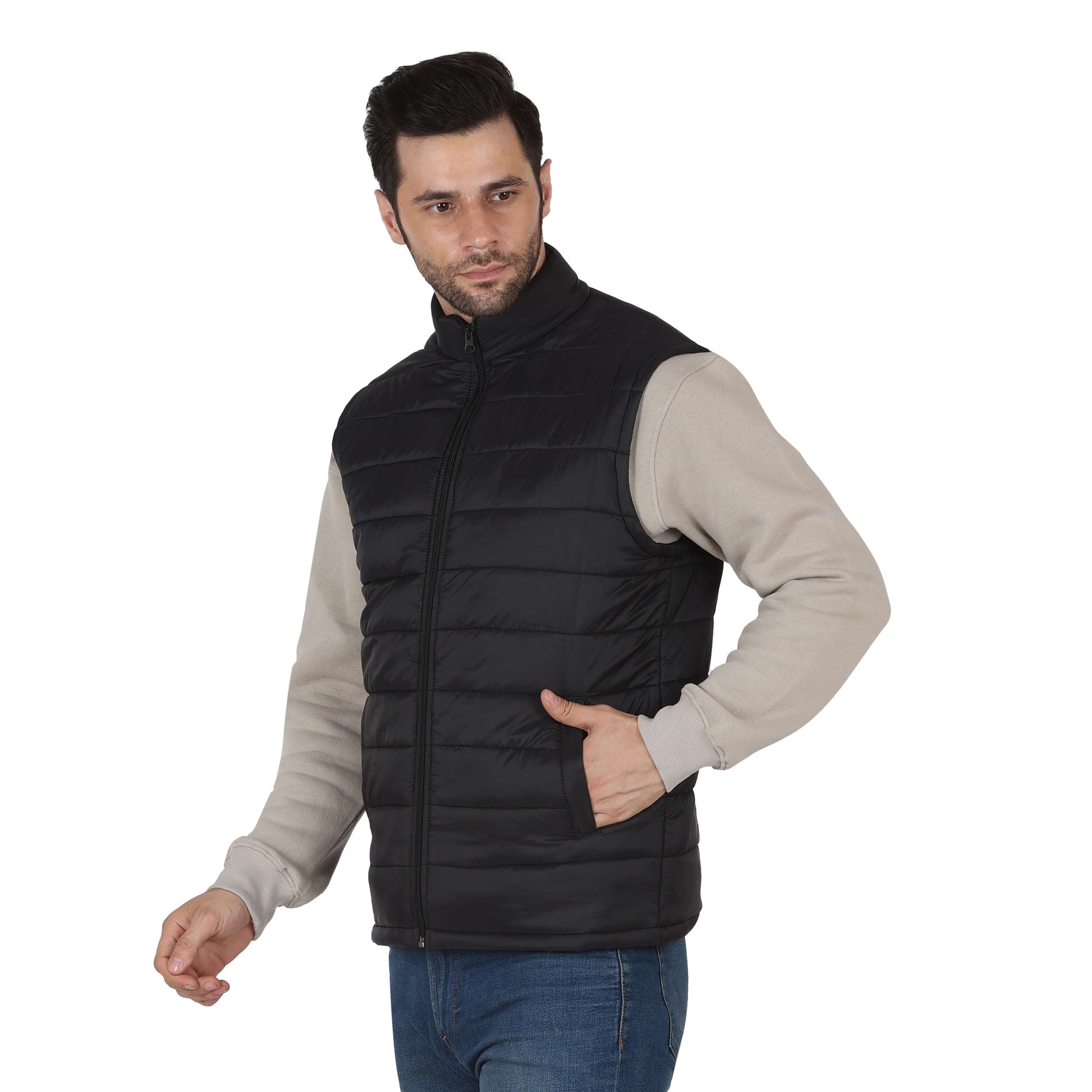 Barcelona men's sleeve less jacket