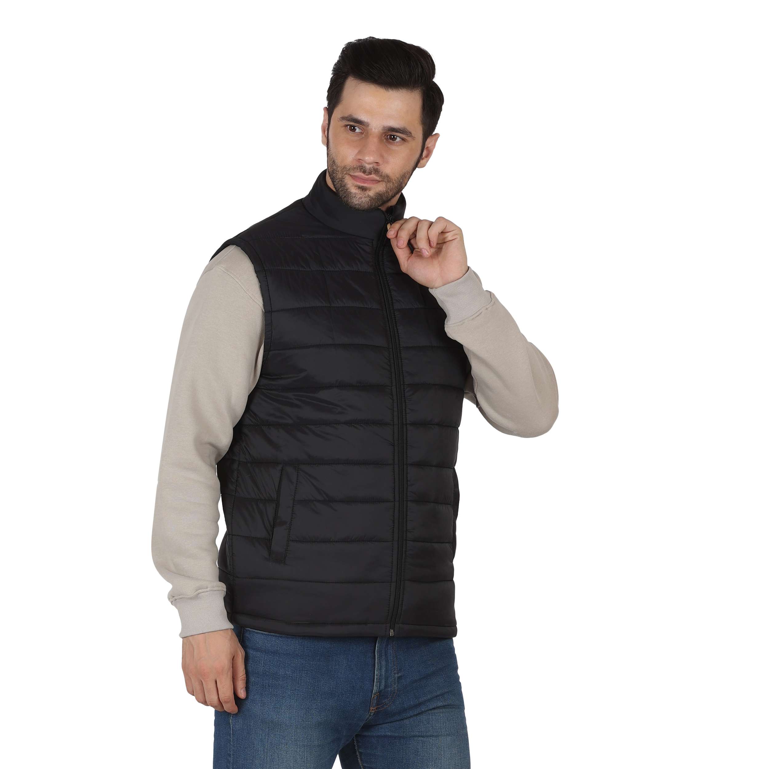 Barcelona men's sleeve less jacket